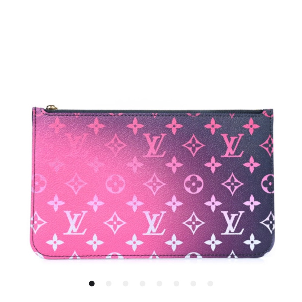 Louis Vuitton Midnight Fucsia Neverfull  Pouch